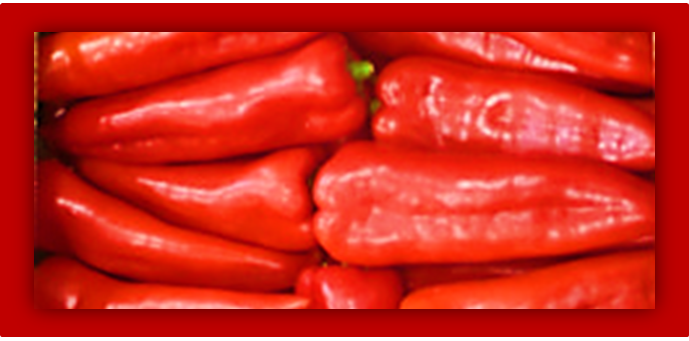 Organic Sweet Pointed Red Peppers